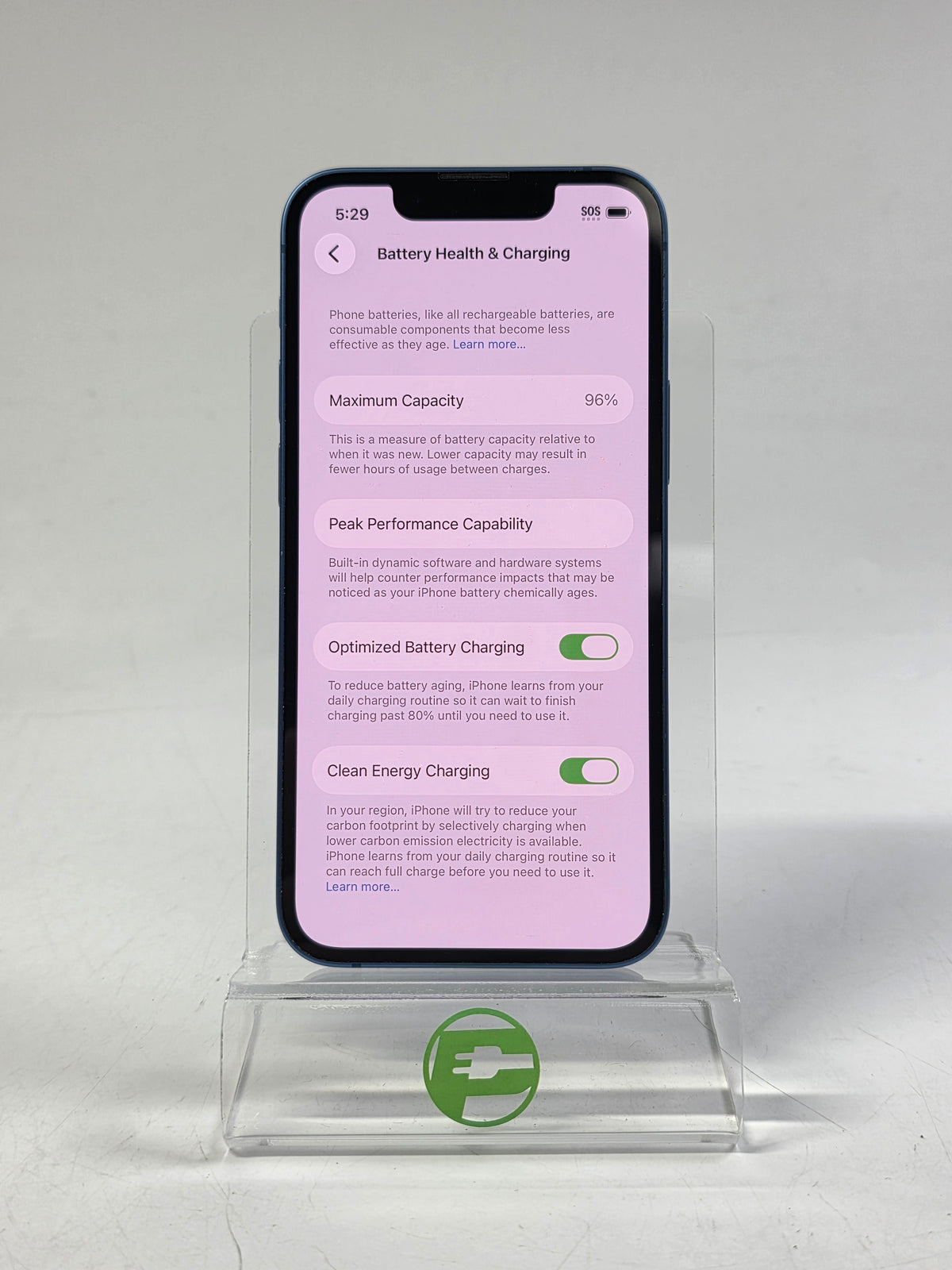 Factory Unlocked Apple iPhone 13 Mini 128GB Blue MLAD3LL/A