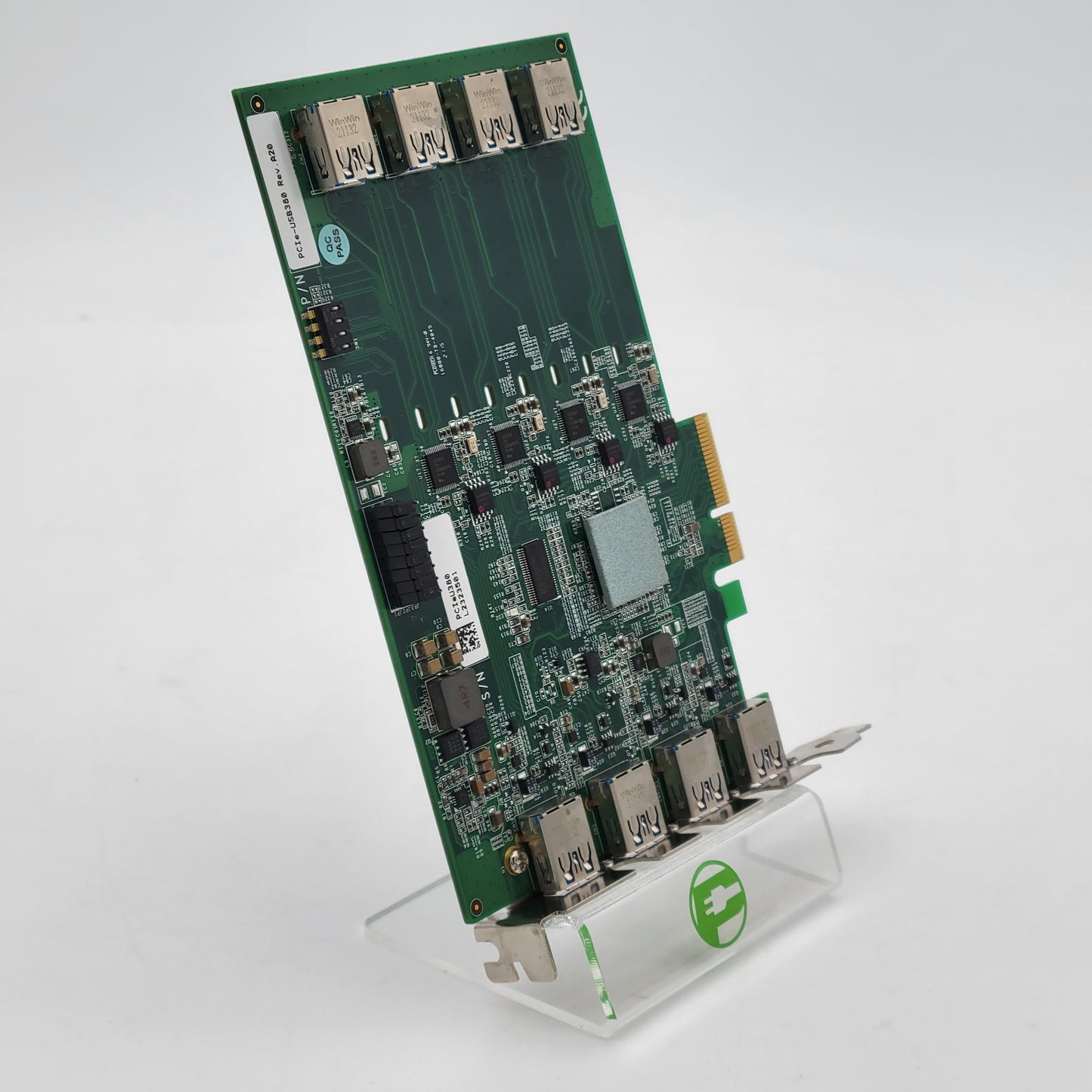 Neousys PCIe-USB380 host adapter frame grabber card 8-port/4-port USB 3.1 Gen1