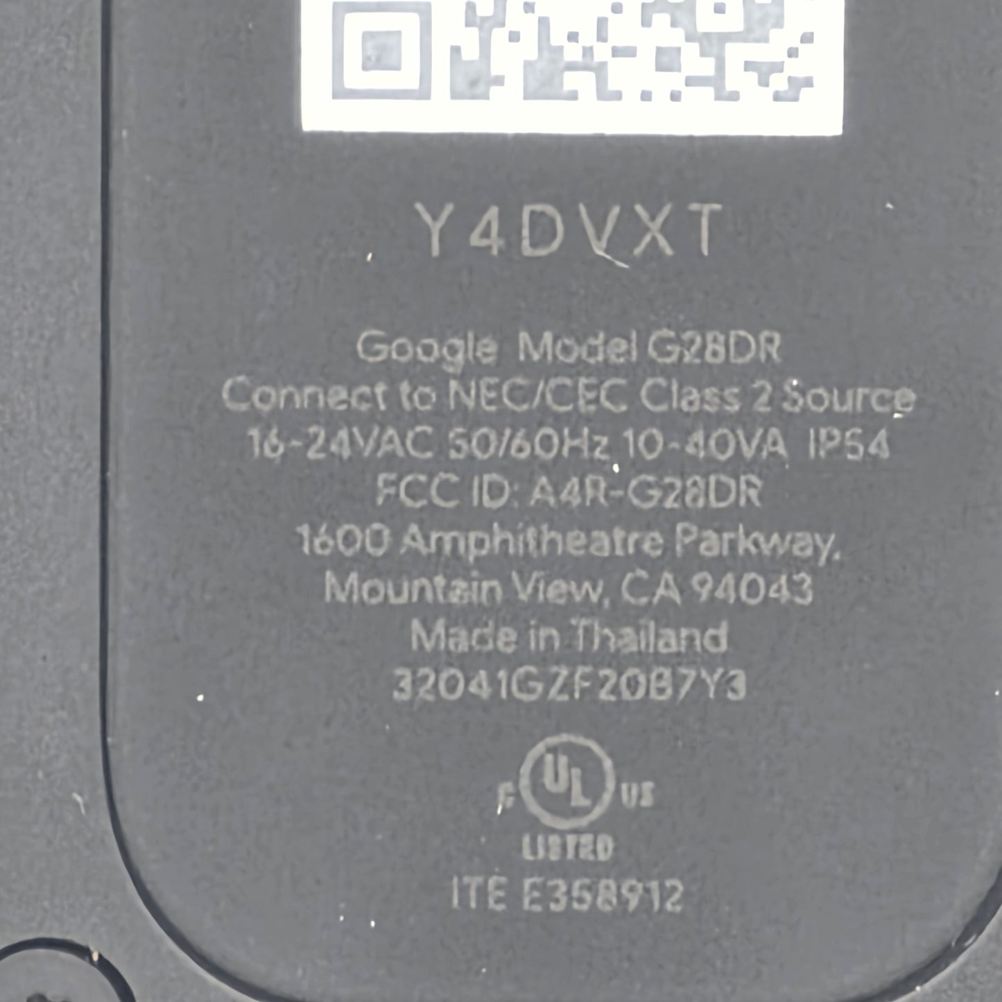 Google Nest Doorbell 2nd Gen Smart Doorbell G28DR