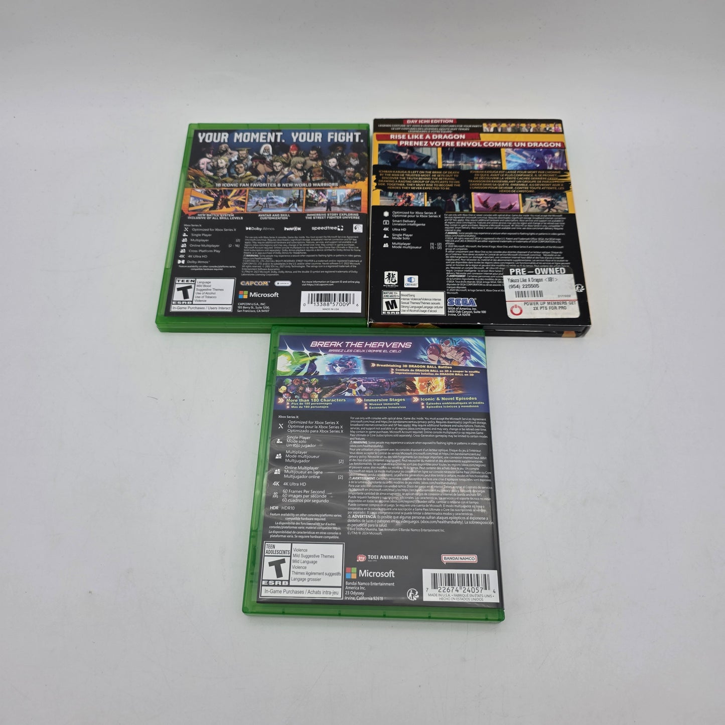 Lot of 3 Microsoft Xbox Series X Games
