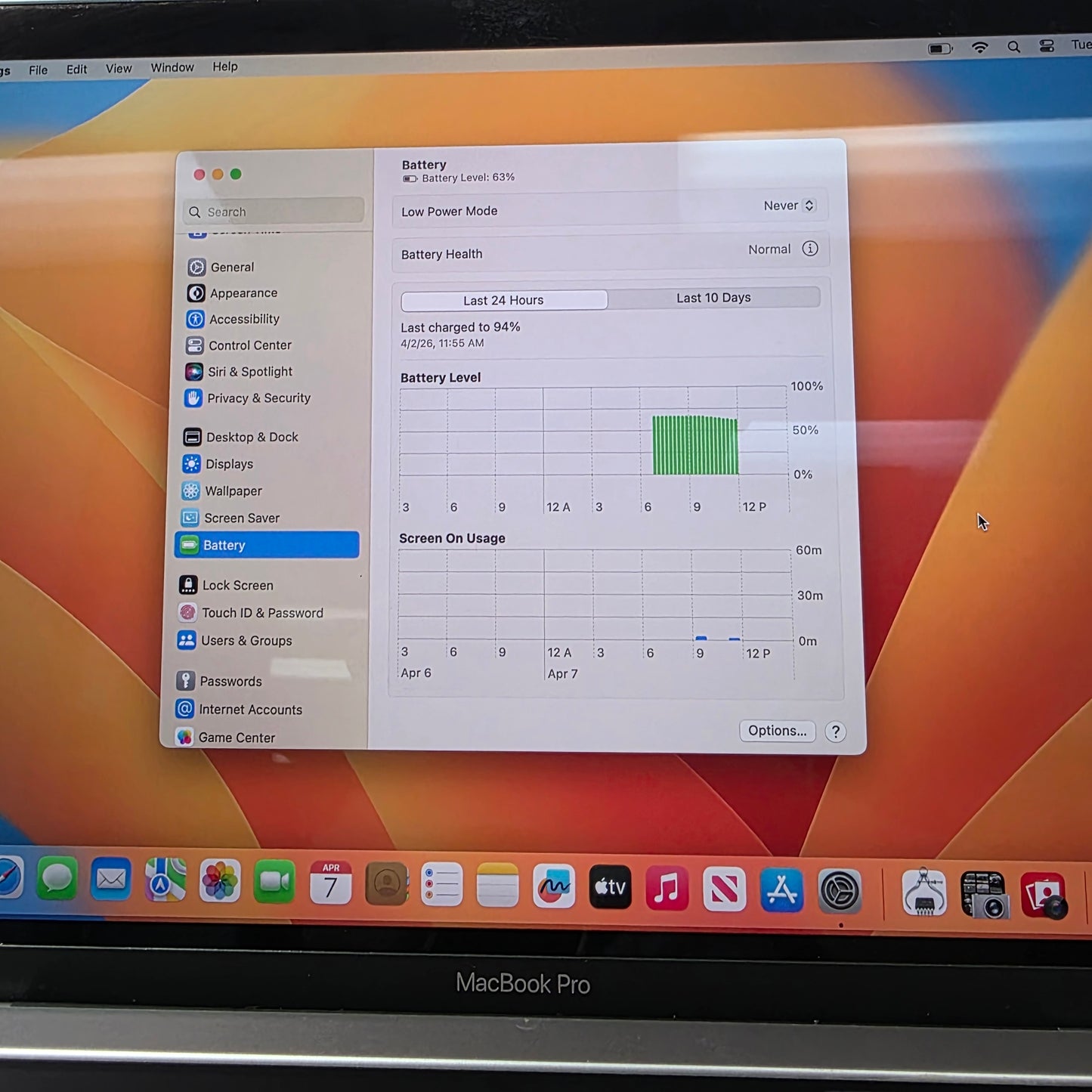 2017 Apple MacBook Pro 13.3" i7 1.7GHz 16GB RAM 1TB SSD Space Gray A1706