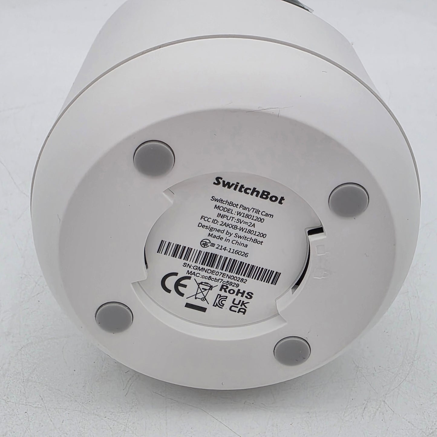 New Switchbot Pan/Tilt Cam Security Camera W1801200