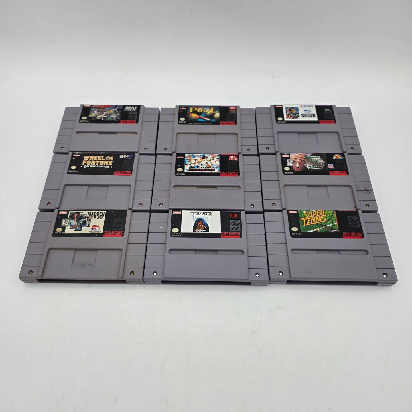 Lot of 9 Nintendo SNES Games