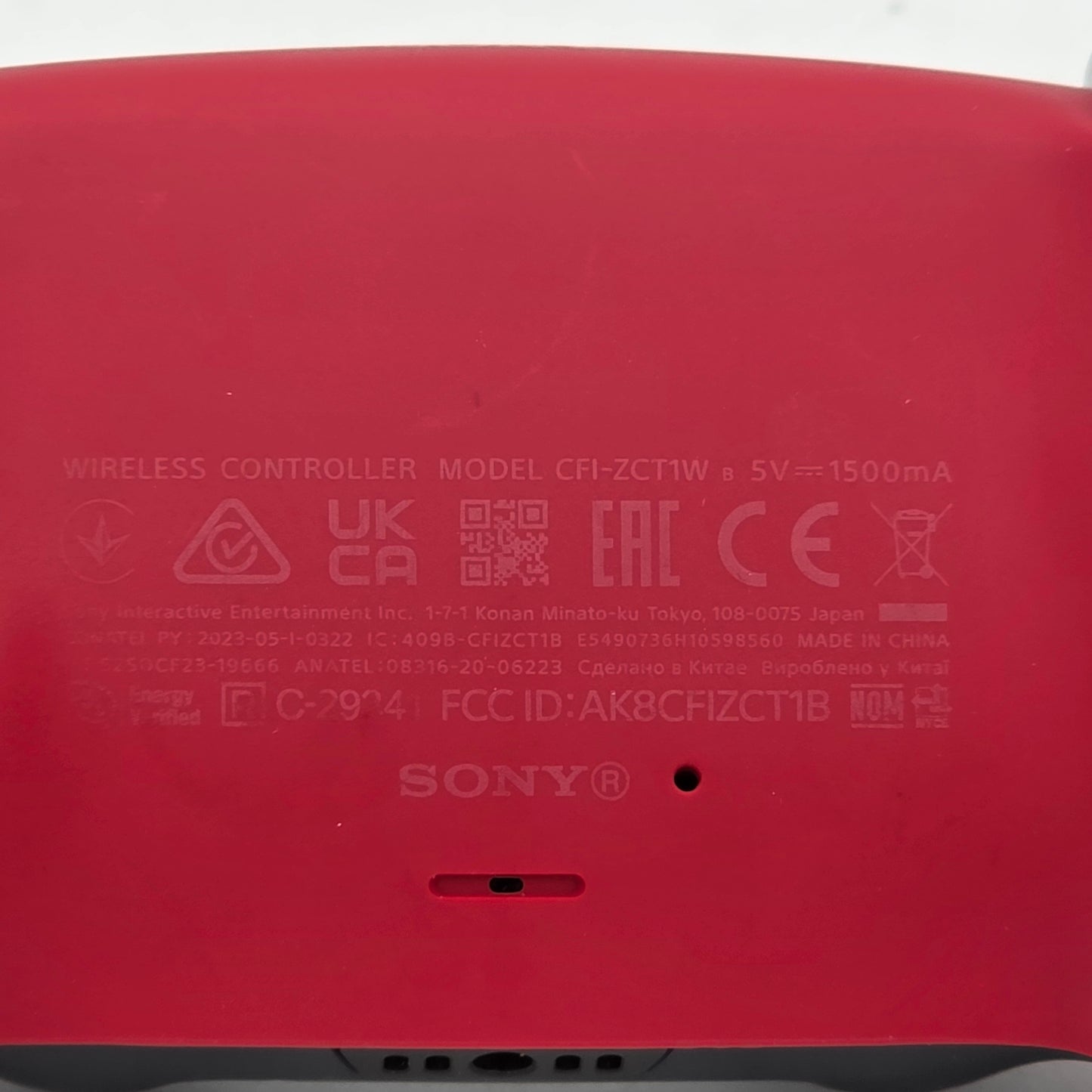 Sony PlayStation 5 PS5 Dualsense Wireless Controller Volcanic Red CFI-ZCT1W