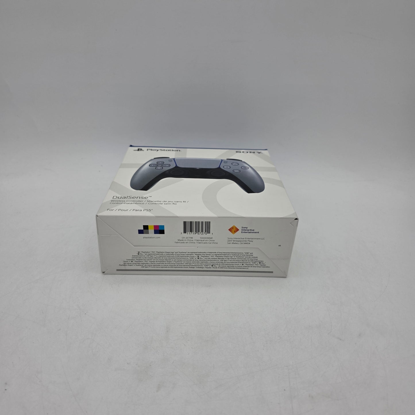 Sony PlayStation 5 PS5 Dualsense Wireless Controller Sterling Silver CFI-ZCT1W