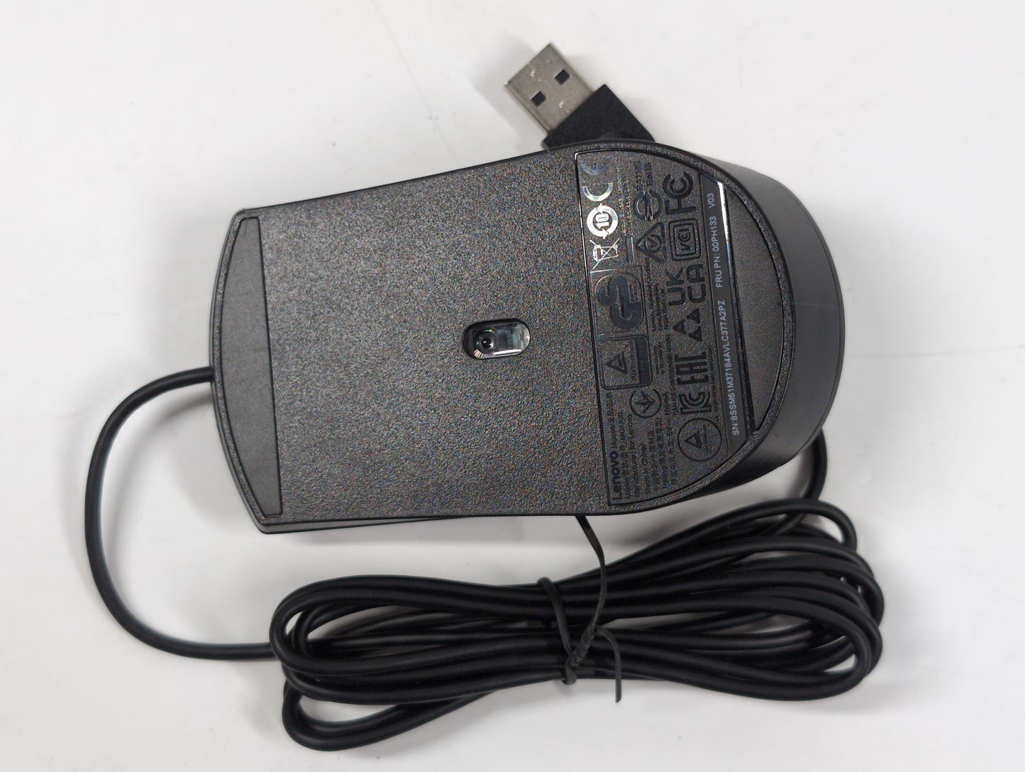 Lenovo 00PH133 New Black Wired USB Mouse 1PSM51M37184