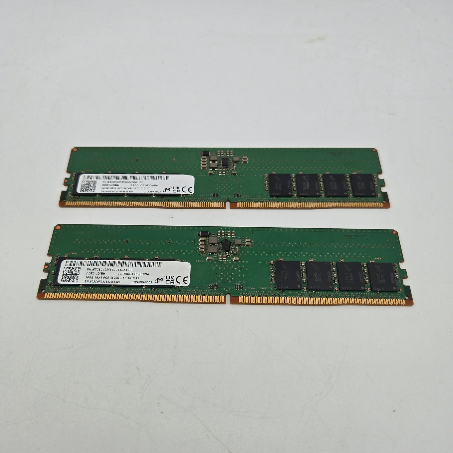 Micron 32GB (2x16GB) RAM DDR5 4800MHz mtc8c1084s1sc56bd1