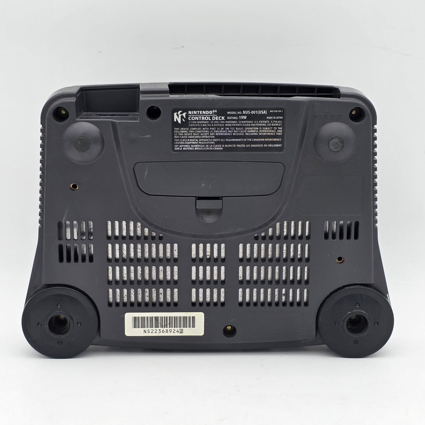 Nintendo 64 N64 Video Game Console NUS-001 Gray With Expansion Pack