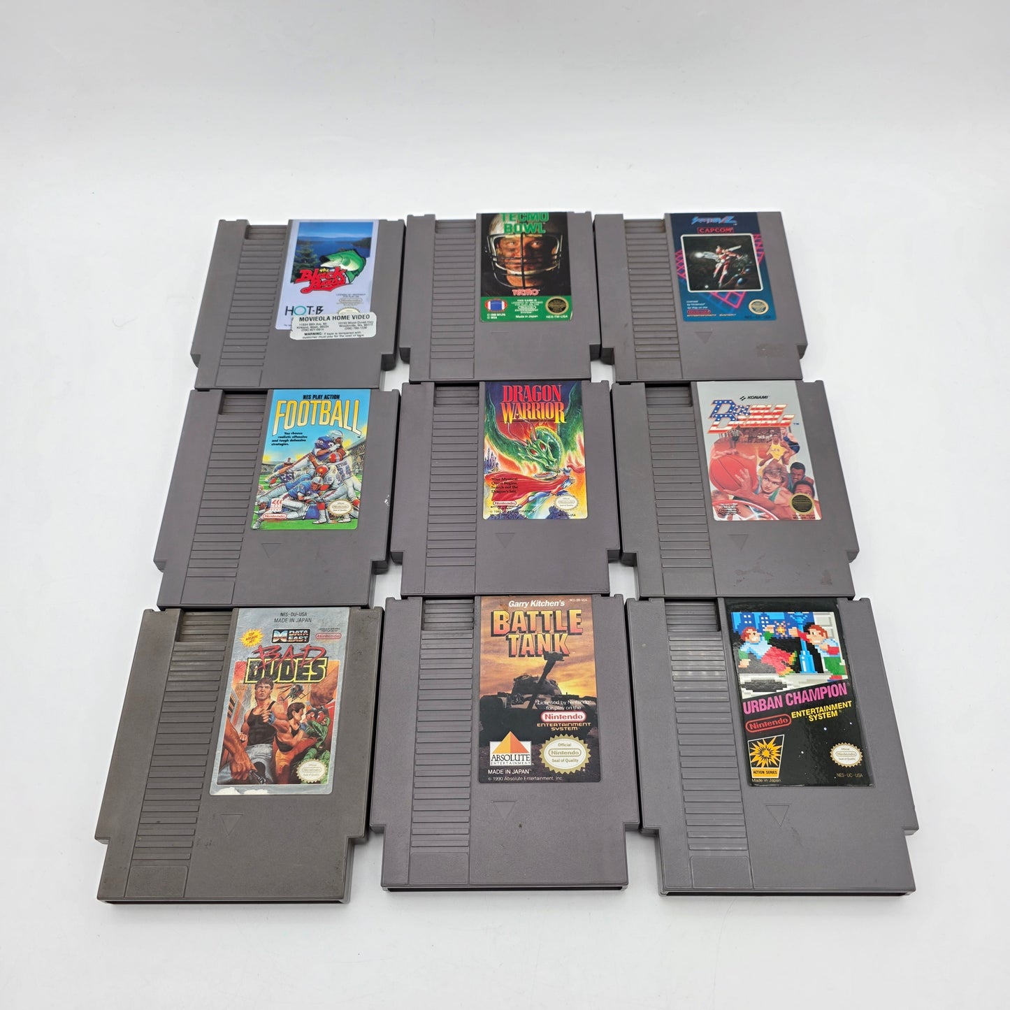 Lot of 9 Nintendo NES Games