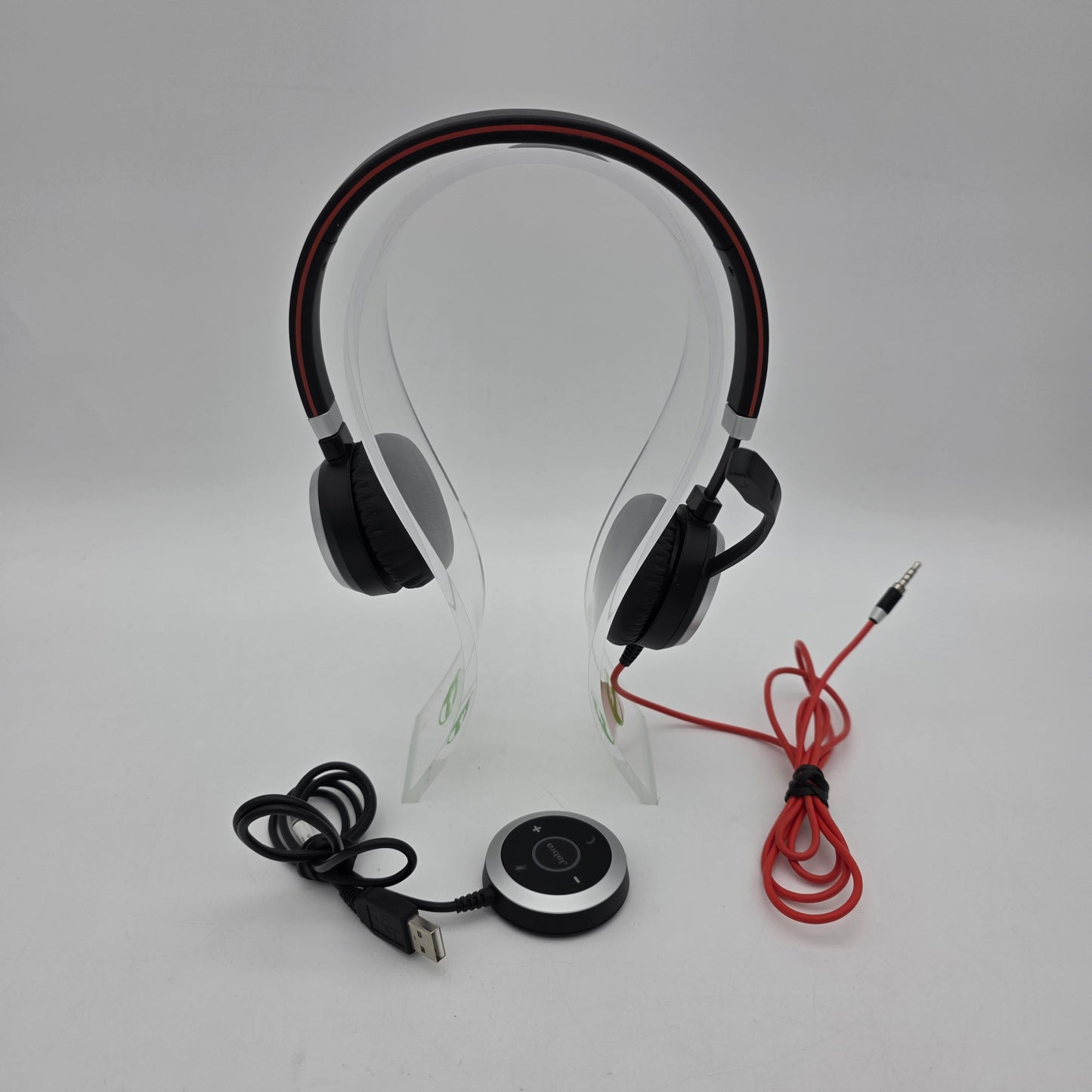 Jabra Evolve 40 Wired On-Ear Headphones Black/Orange
