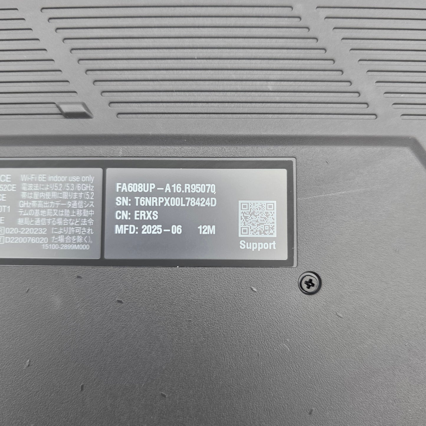 Asus TUF A16 FA608 16" Ryzen 9 270 4.0GHz 32GB RAM 1TB SSD GeForce RTX 5070