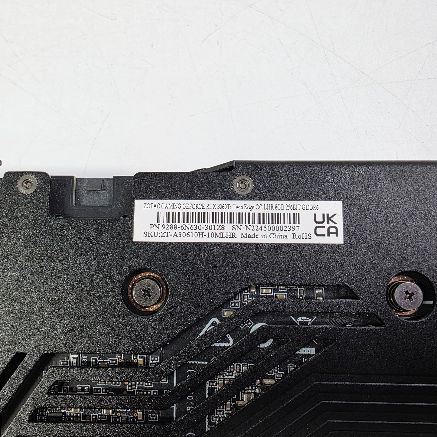 Zotac GeForce RTX 3060 Ti Twin Edge OC 8GB GDDR6 Graphics Card 9288-6N630-301Z8