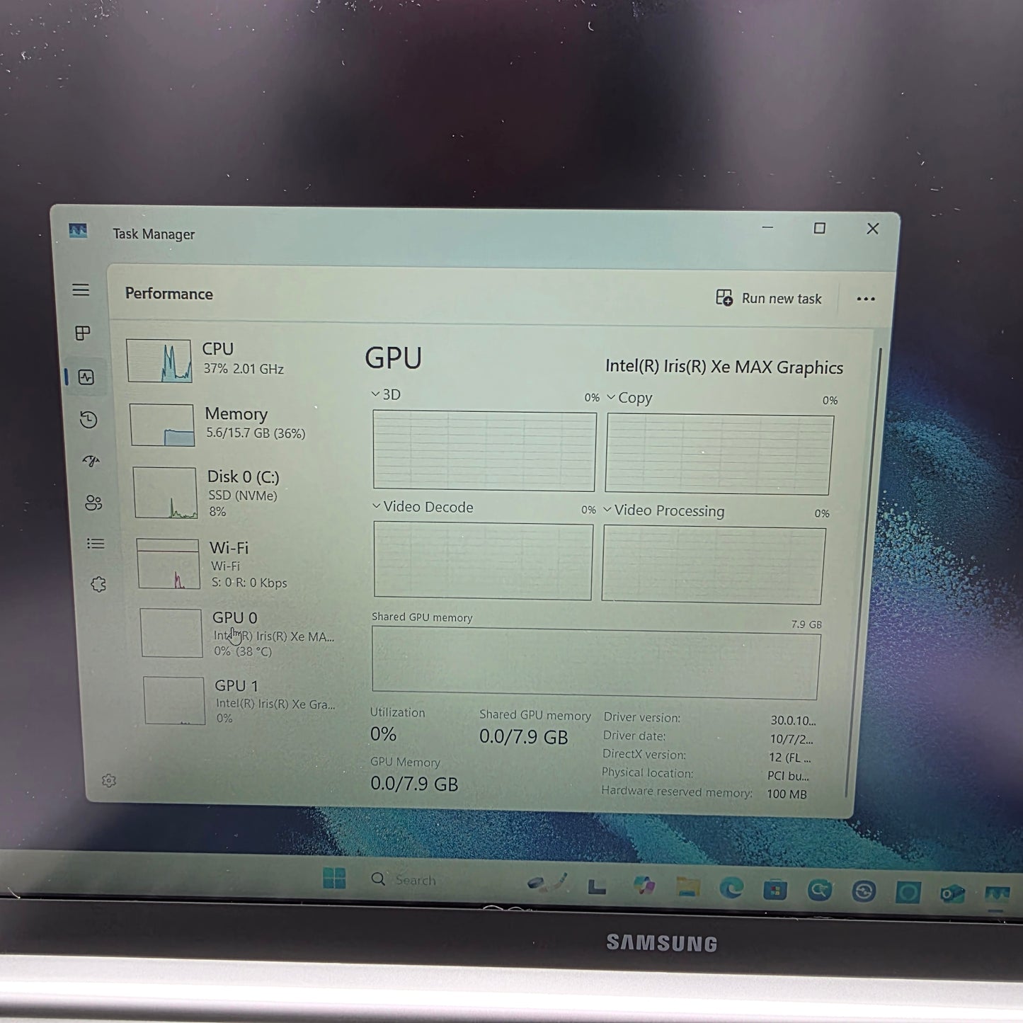 Samsung Galaxy Book NP750TDA 16" i7-1165G7 2.8GHz 16GB RAM 512GB SSD