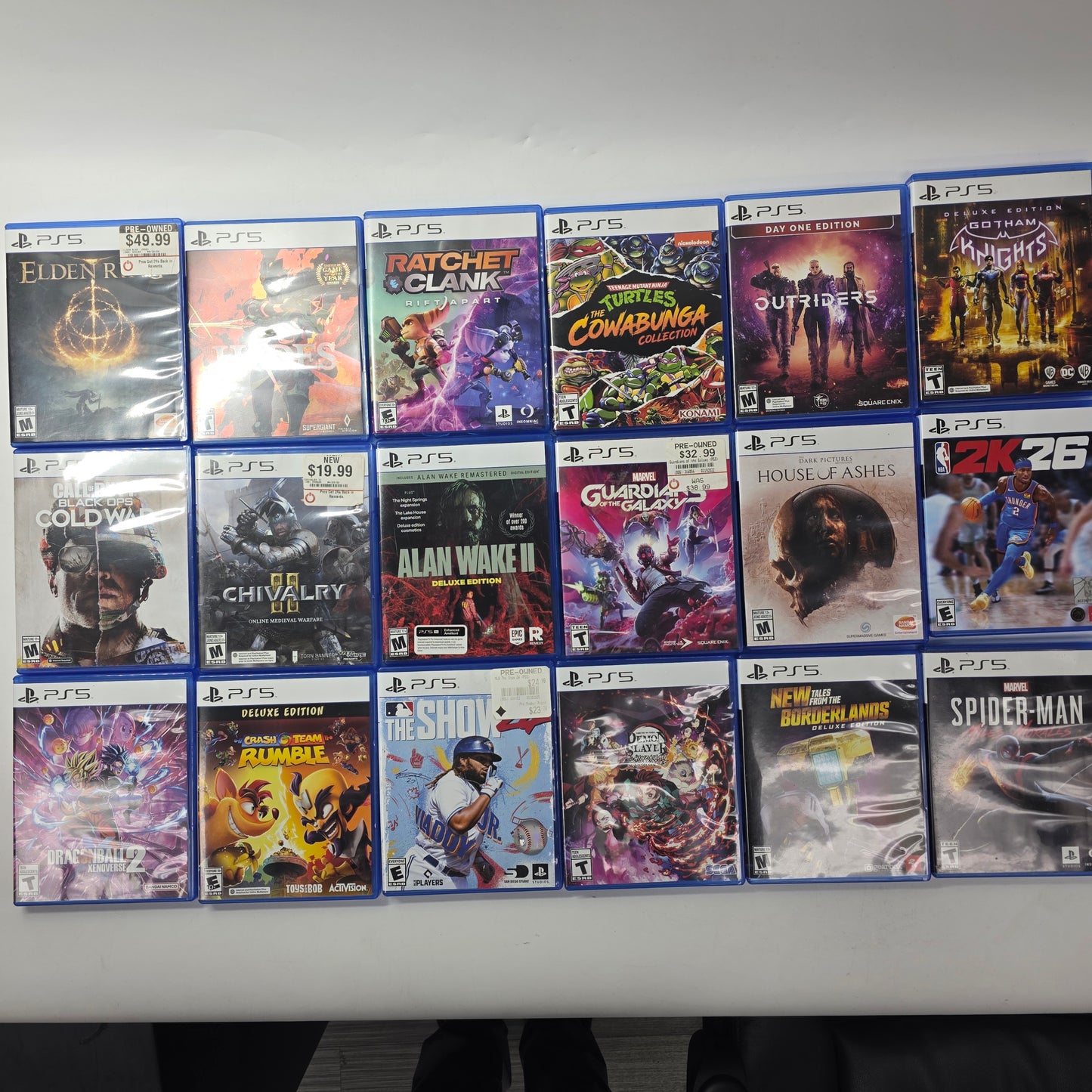 Lot of 18 Sony PlayStation 5 PS5 Games