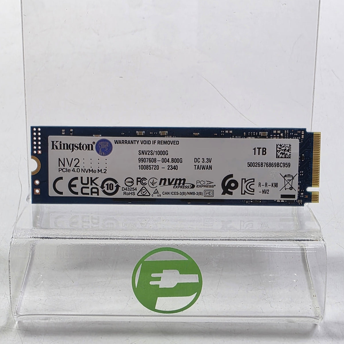 Kingston 2280mm NV2 1TB M.2 NVMe Gen 4.0 x 4 SSD SNV2S/1000G