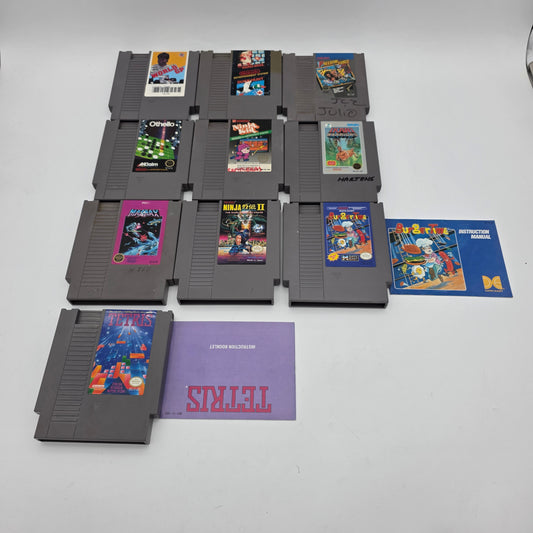 Lot of 10 Nintendo NES Games