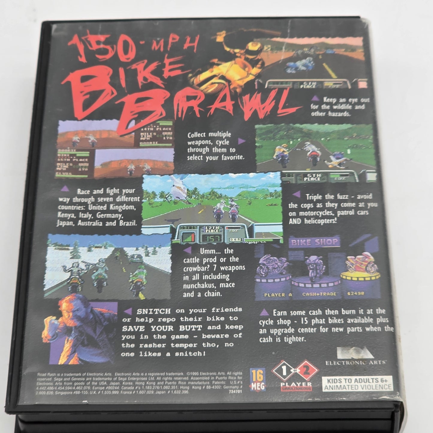 Road Rash III (Sega Genesis, 1995)