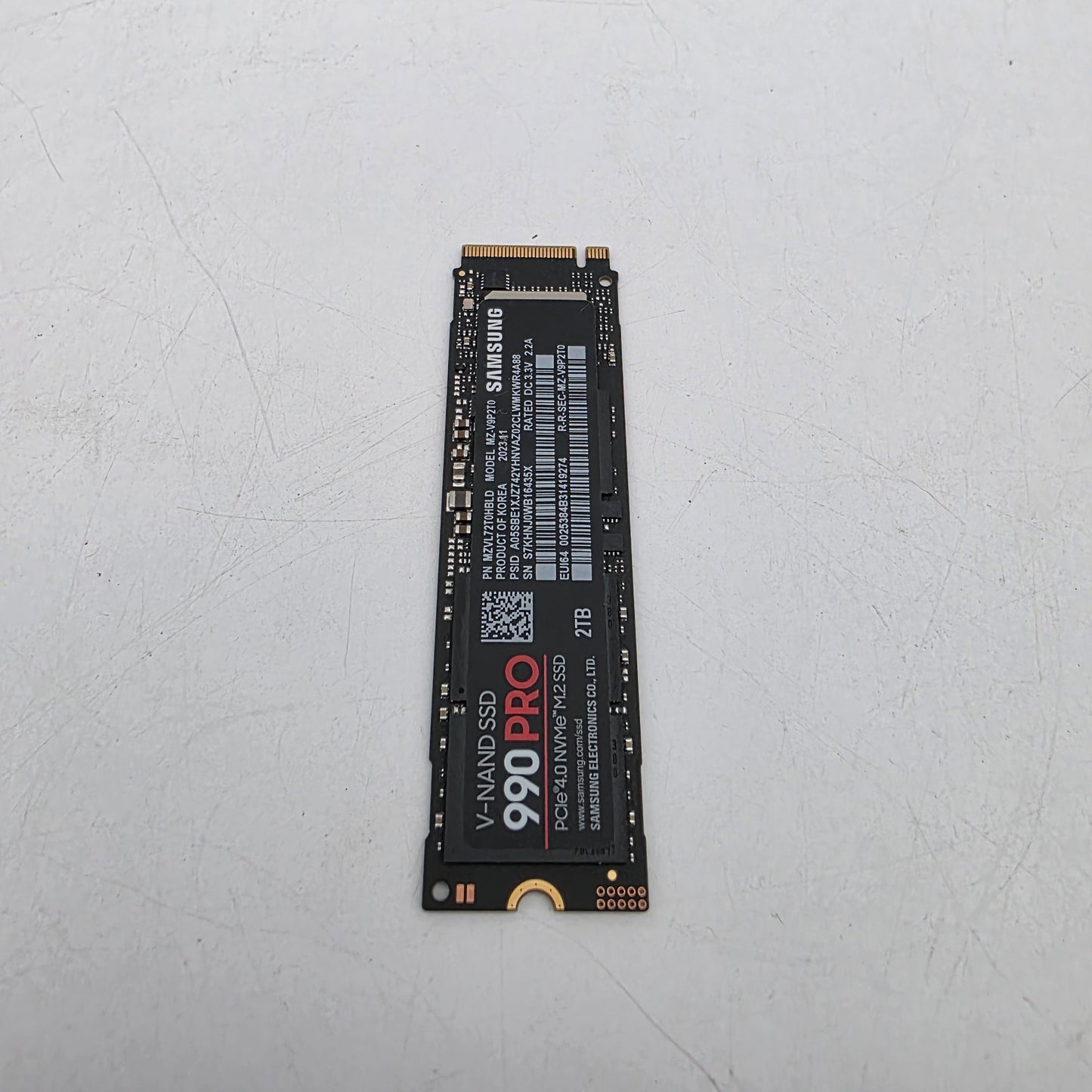 Samsung 2280mm 990 Pro 2TB M.2 NVMe Gen 4.0 x 4 SSD MZVL72T0HBLD