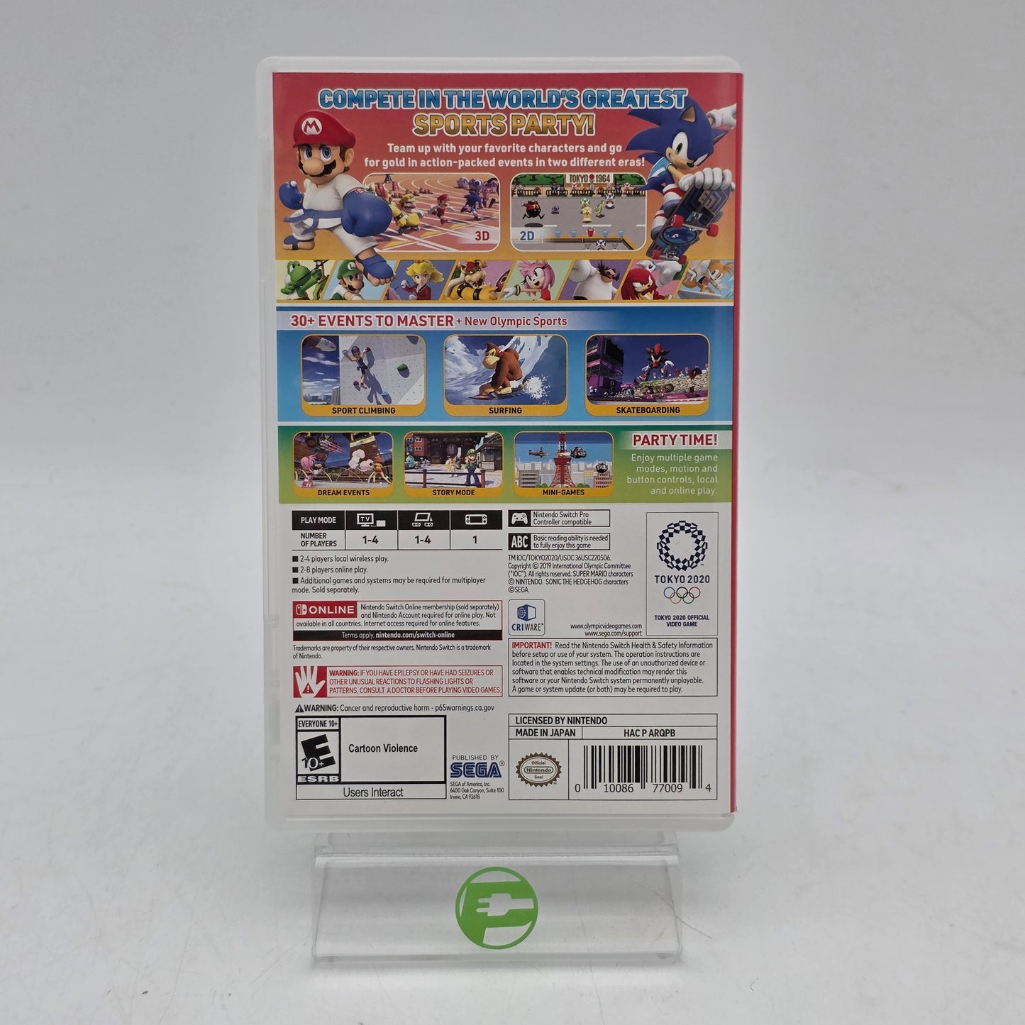 Mario & Sonic at the Olympic Games Tokyo 2020 (Nintendo Switch, 2019)