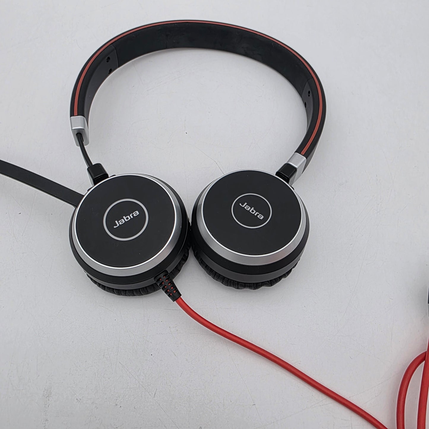 Jabra Evolve 40 Wired On-Ear Headphones Black/Orange