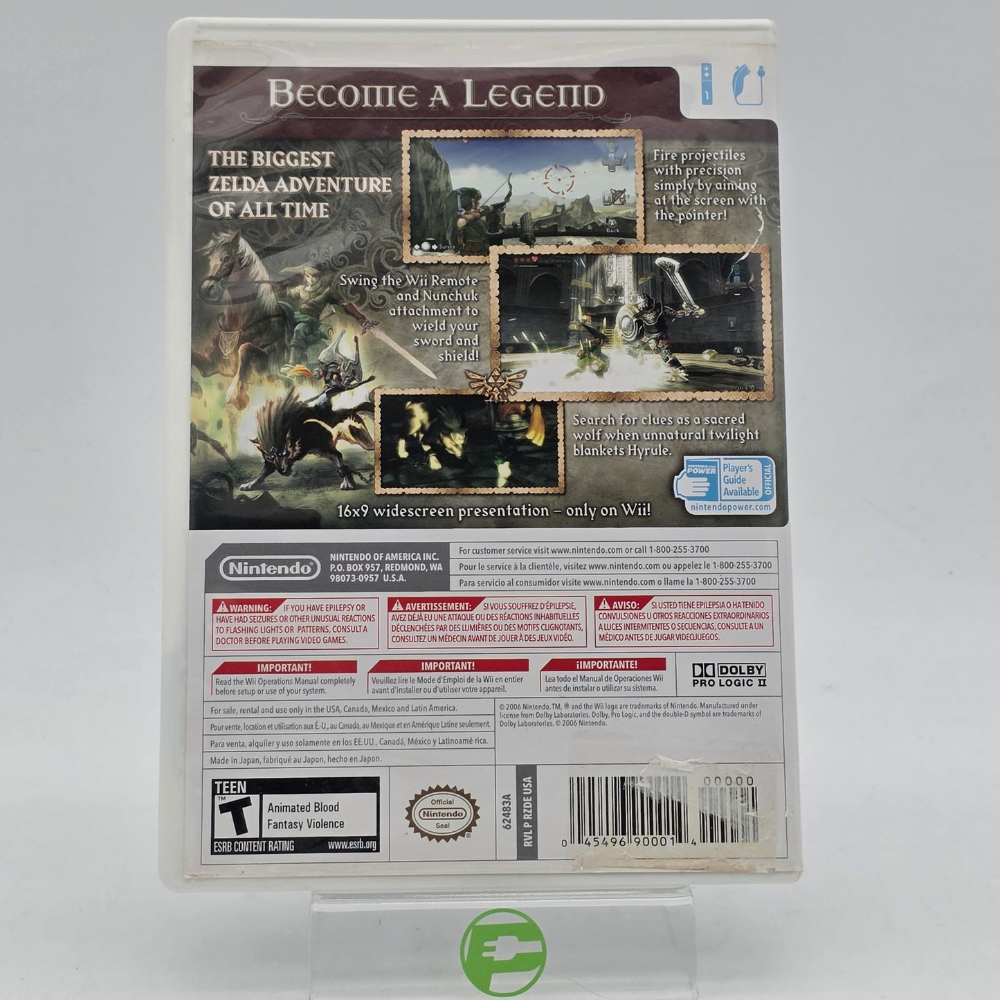 Zelda Twilight Princess (Nintendo Wii, 2006)