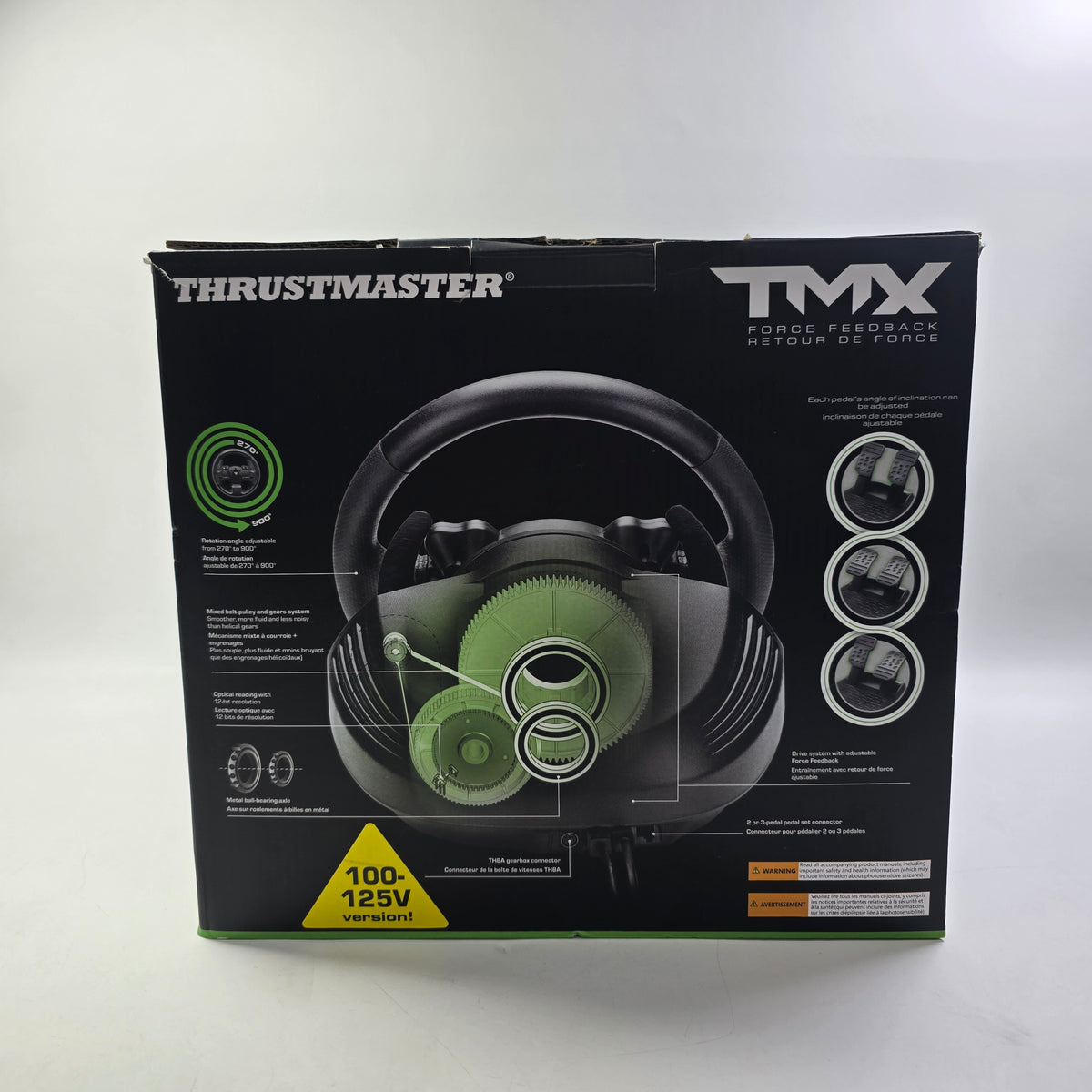 Thrustmaster TMX Force Feedback Game Racing Wheels And Pedals For XBox