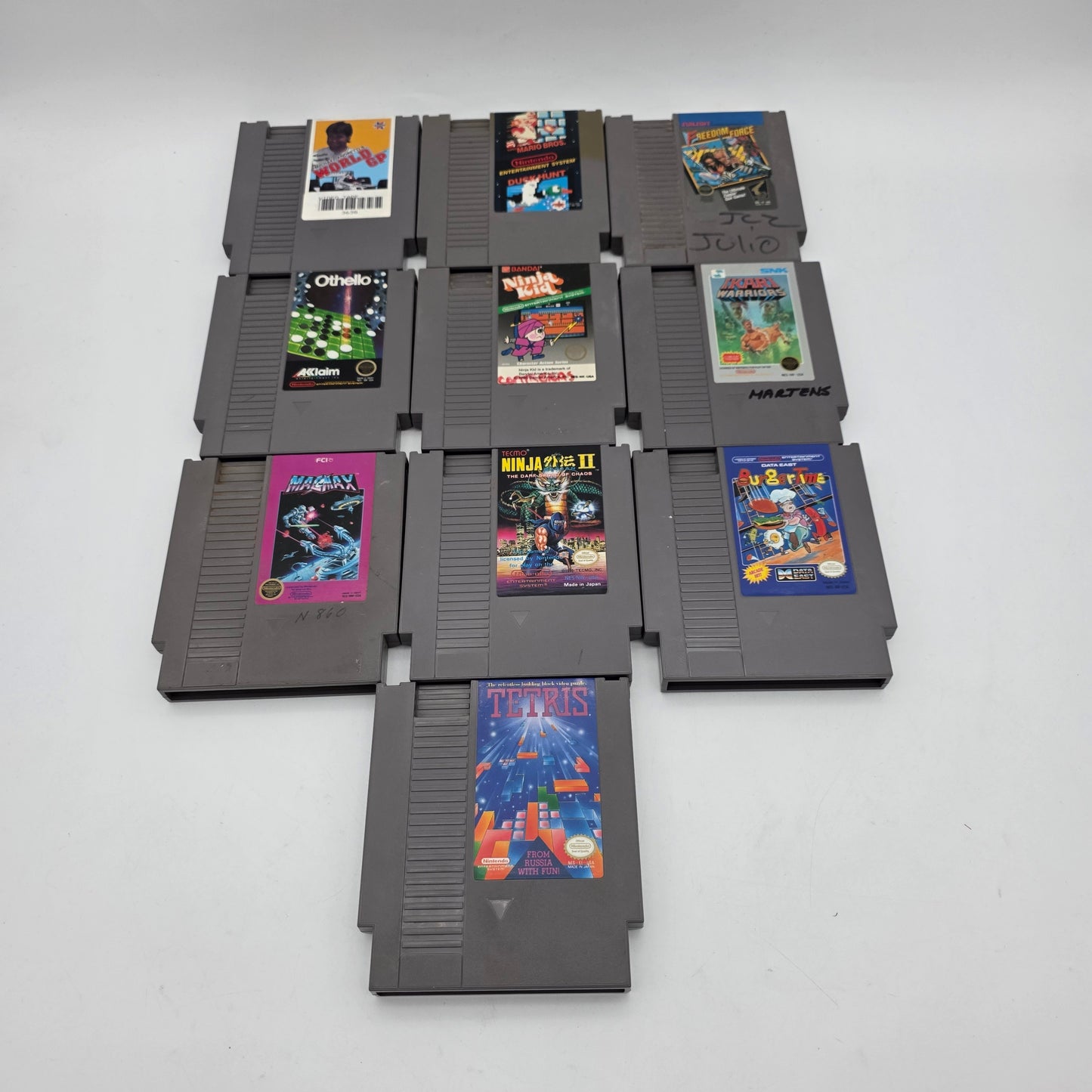 Lot of 10 Nintendo NES Games