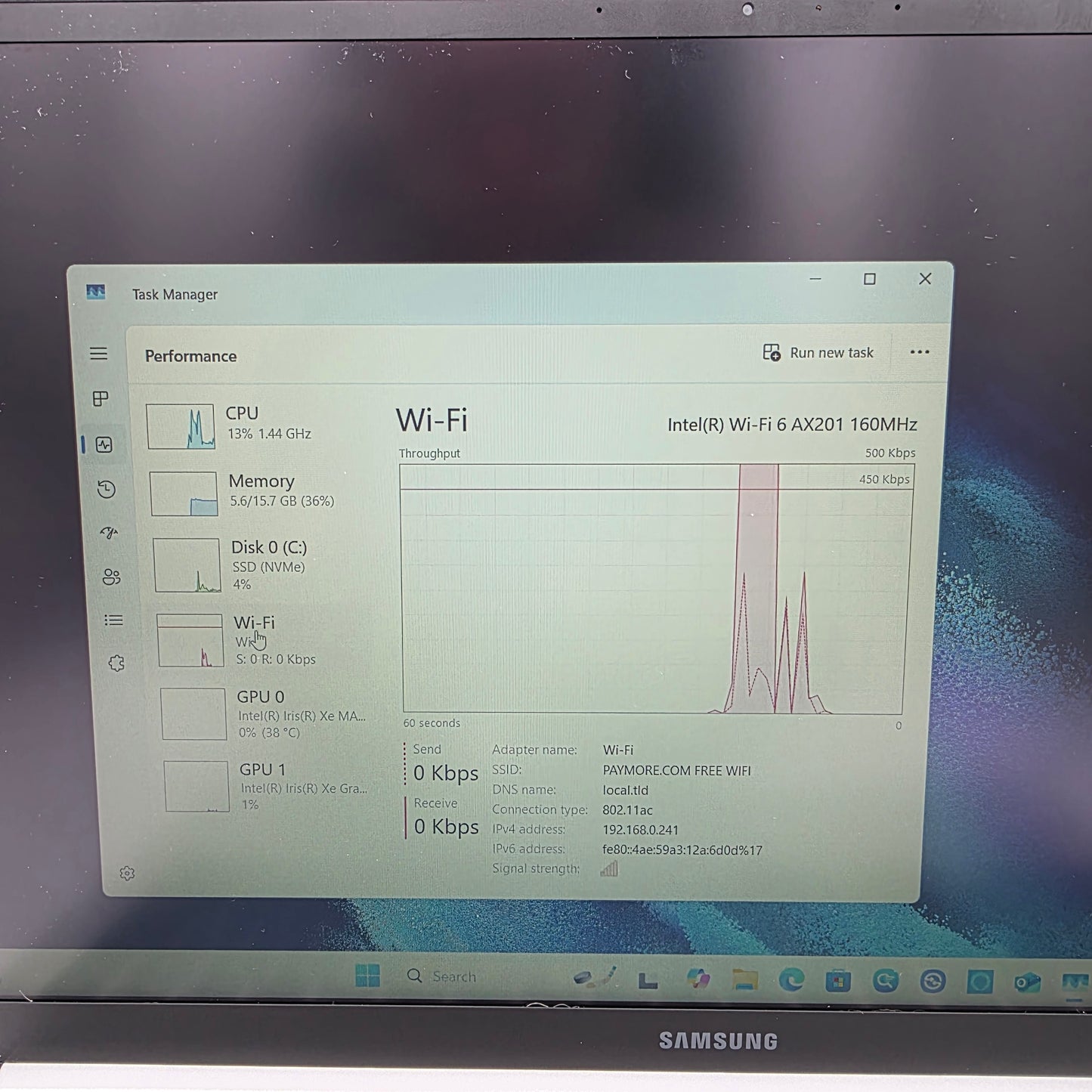Samsung Galaxy Book NP750TDA 16" i7-1165G7 2.8GHz 16GB RAM 512GB SSD