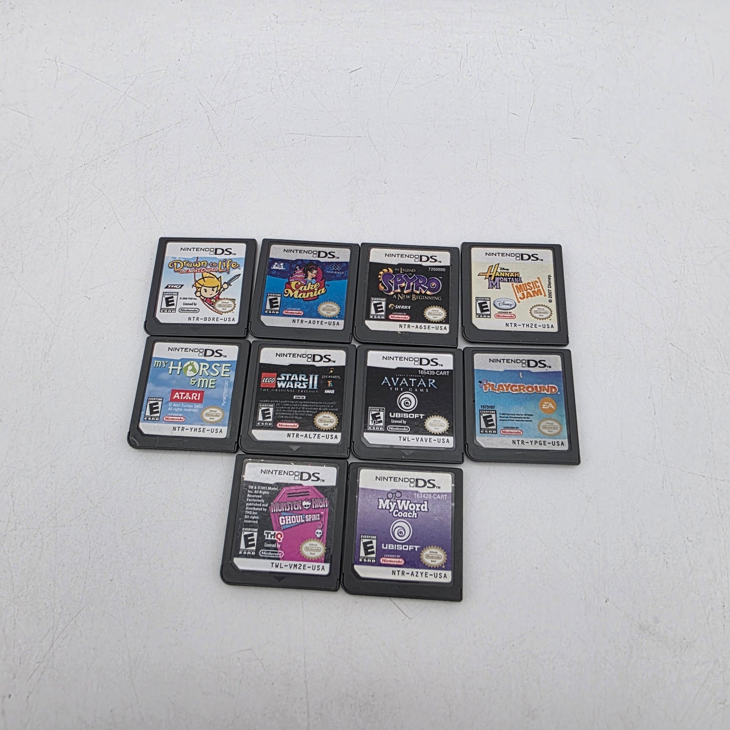 Lot of 10 Nintendo DS Games