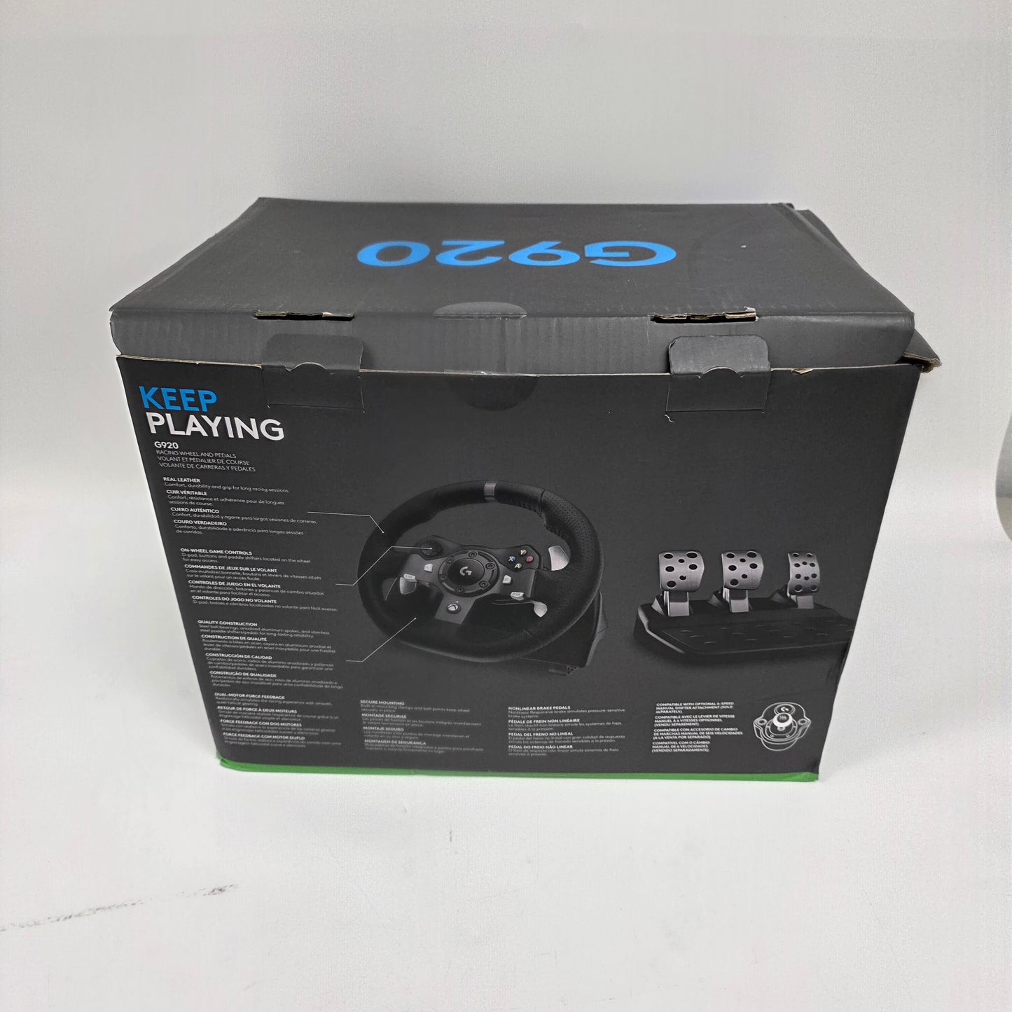 Logitech G920  Racing Wheel and Pedal For Xbox/PC W-U0004