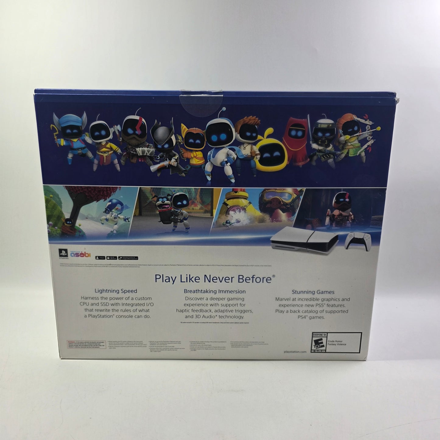Sony PlayStation 5 Slim Disc PS5 1TB White Console Gaming System CFI-2015