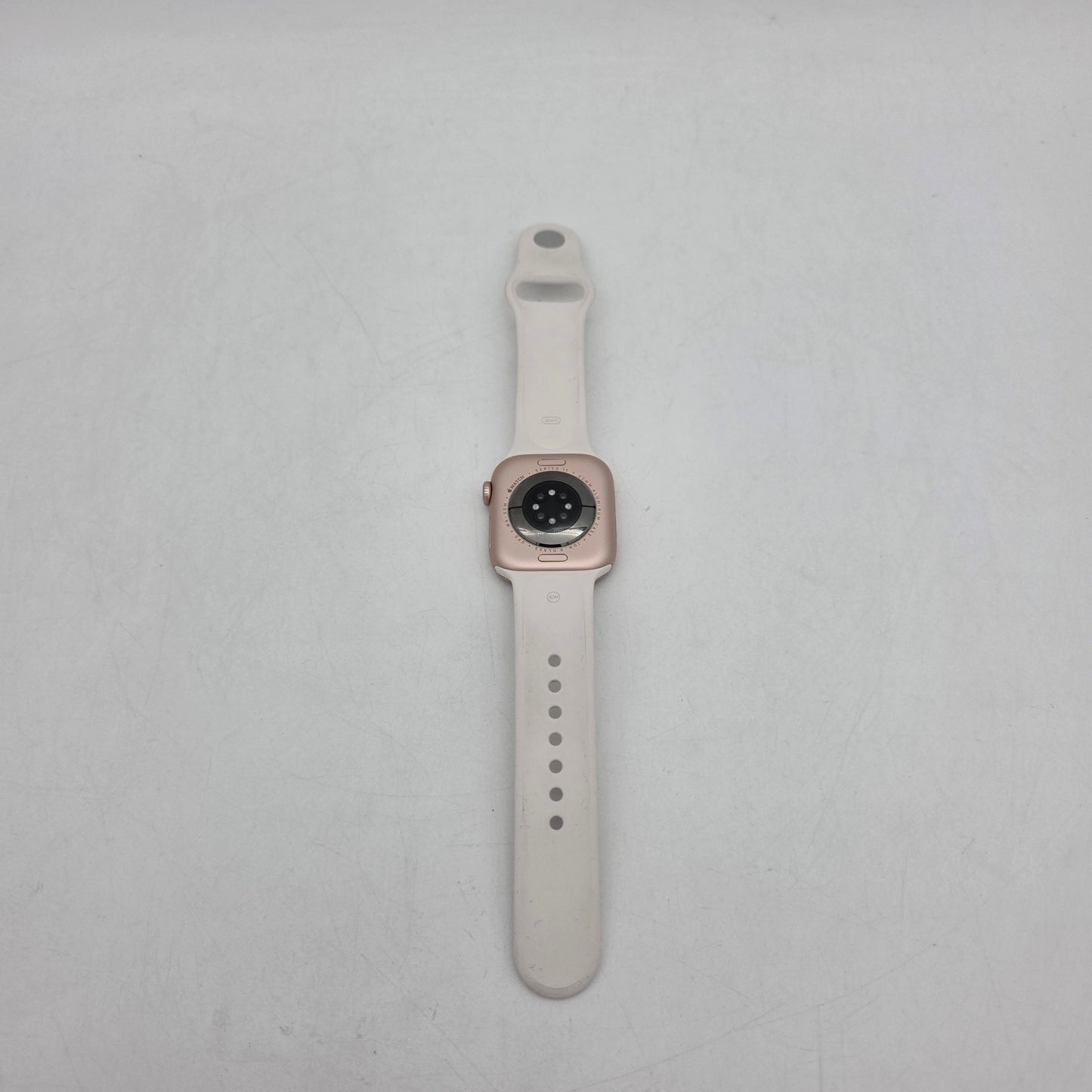 GPS Only APPLE Watch Series 11 42MM Black Aluminum Starlight Sport Band A3331