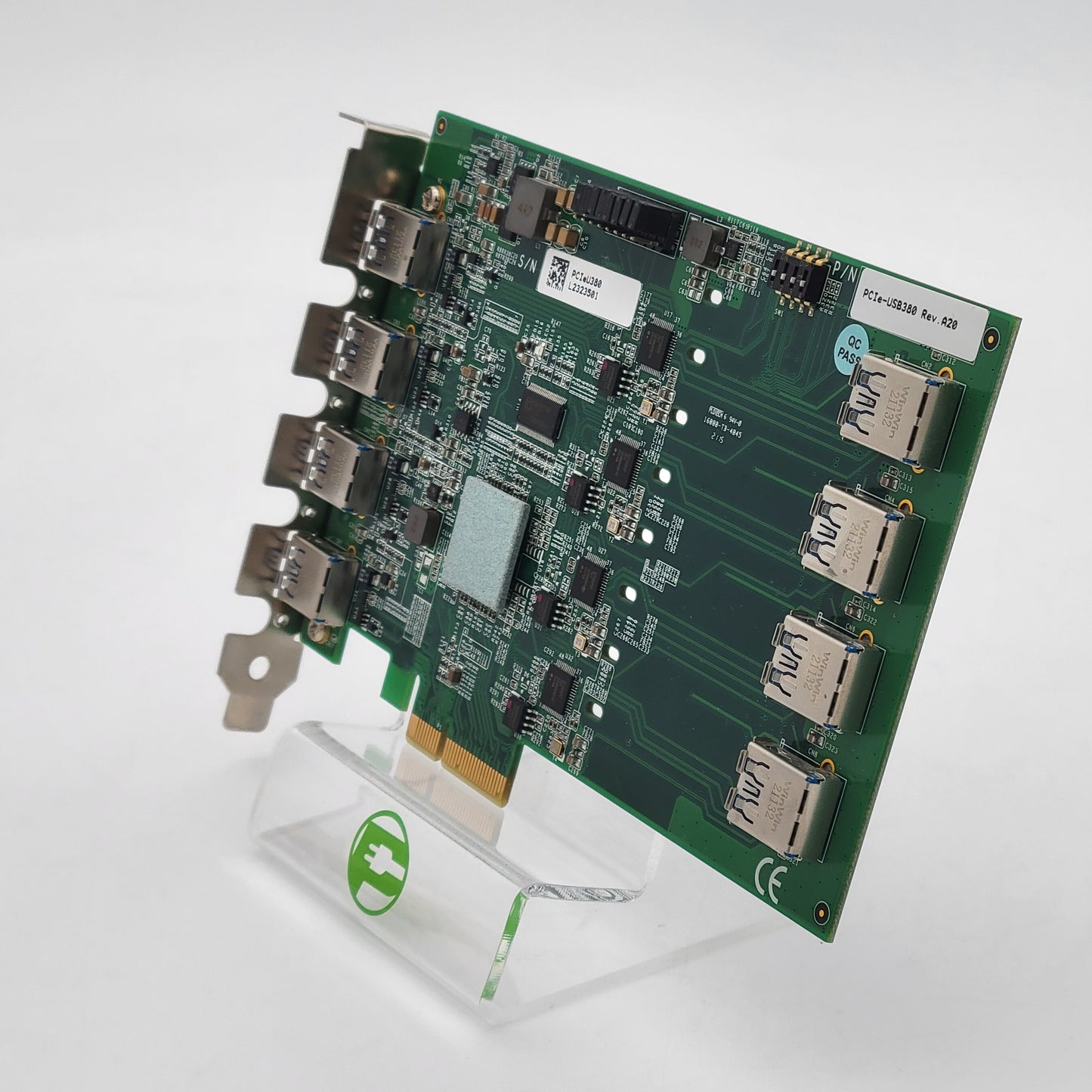 Neousys PCIe-USB380 host adapter frame grabber card 8-port/4-port USB 3.1 Gen1
