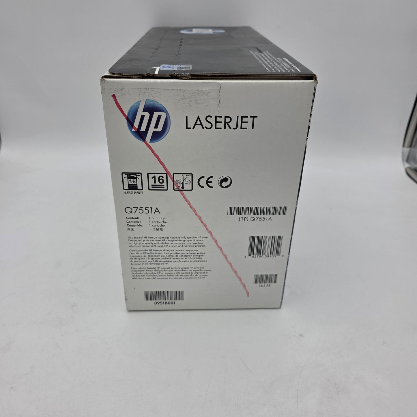 New HP 51A Q7551A Black Print Cartridge