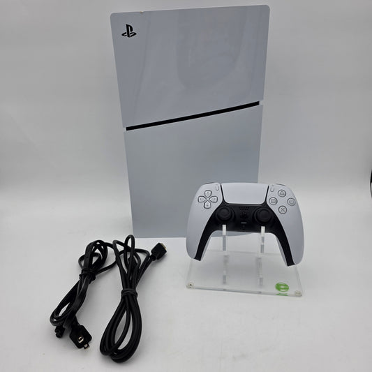 Sony PlayStation 5 Slim Digital Edition 1TB White Console Gaming System CFI-2015