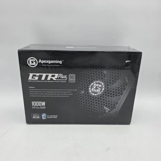 New APEX GAMING GTR 80 PLUS PLATINUM -1000M Power Supply