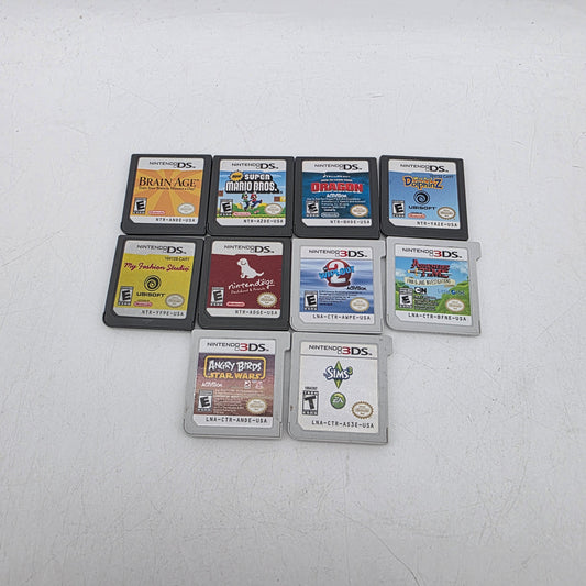 Lot of 10 Nintendo 3DS/DS Games