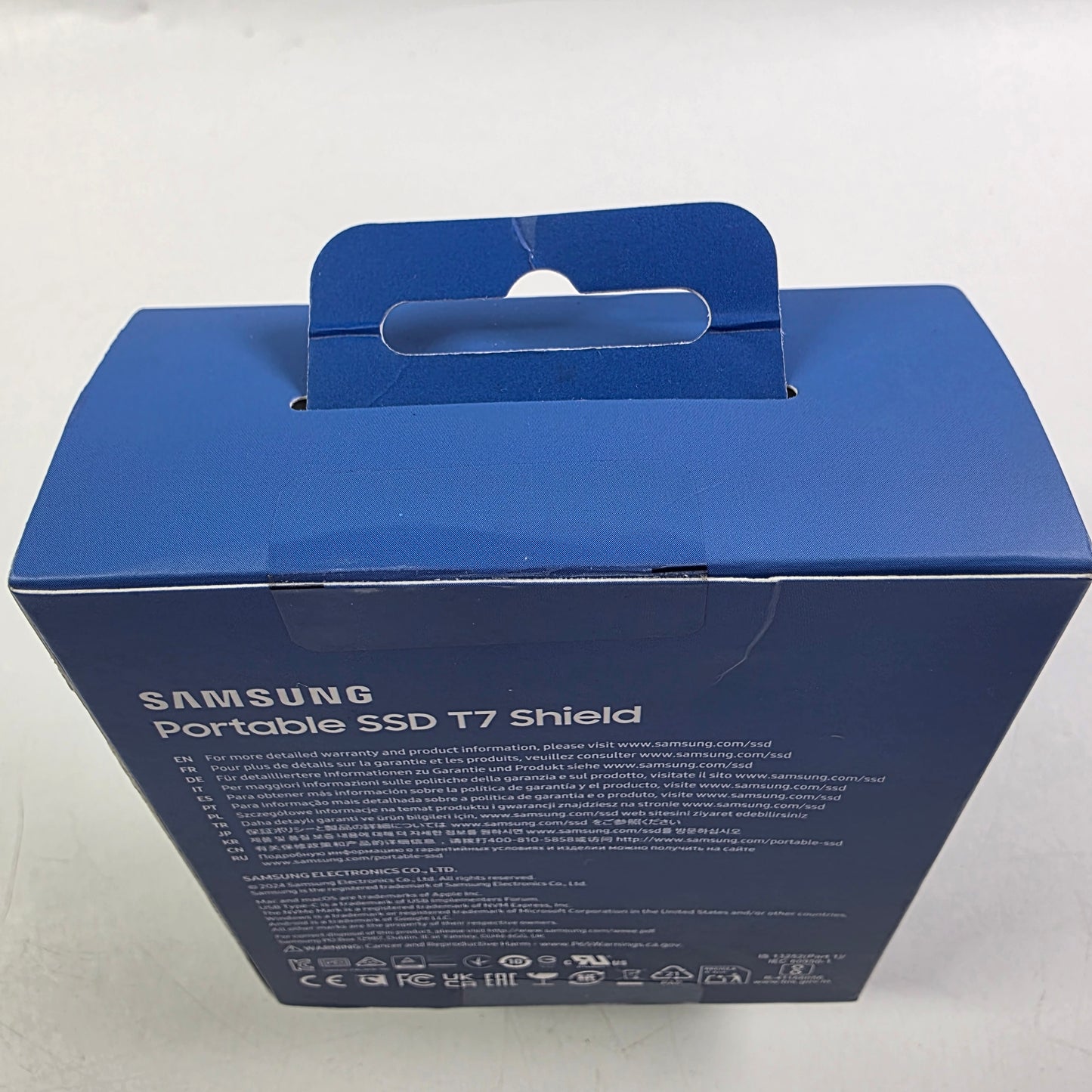 New Samsung T7 Shield Portable SSD MU-PE1T0S