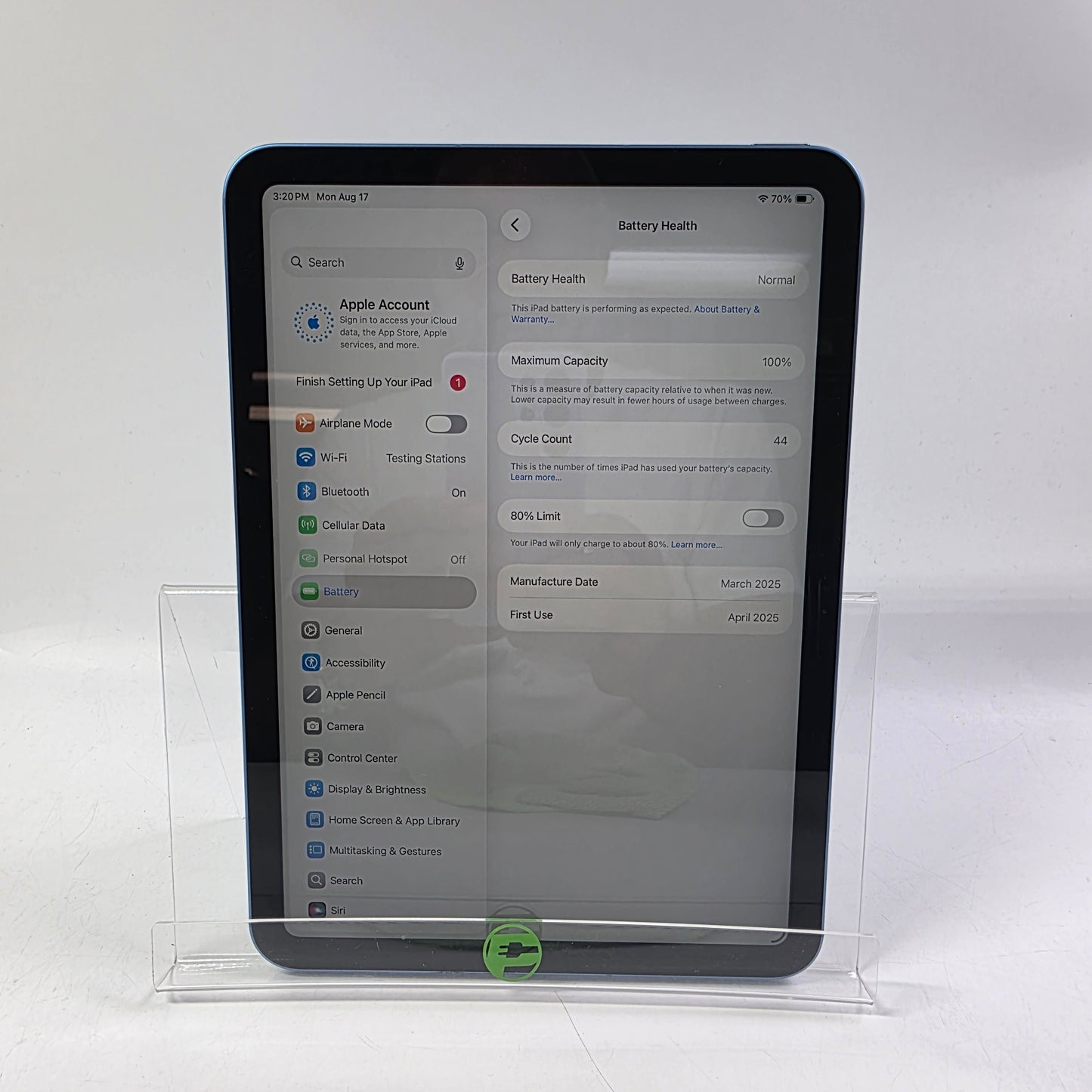 Apple iPad 11" (A16) 128GB Blue MD7G4LL/A