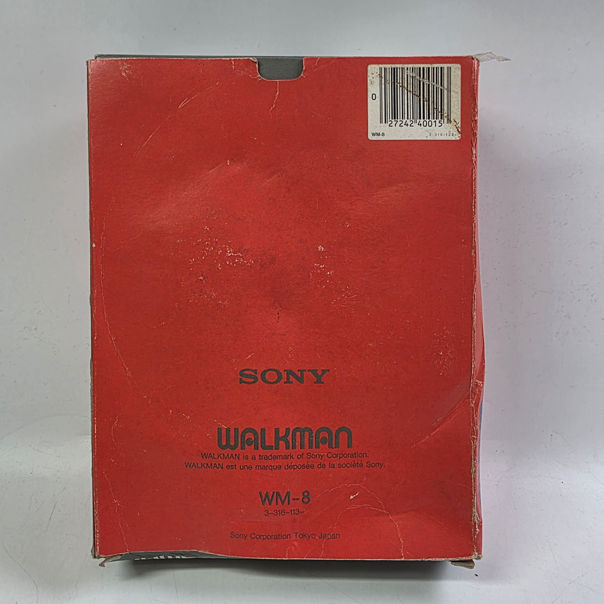Sony Walkman Cassette Tape Portable Cassette Player Silver WM-8