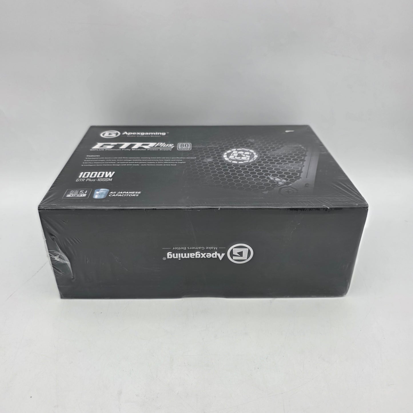 New APEX GAMING GTR 80 PLUS PLATINUM -1000M Power Supply