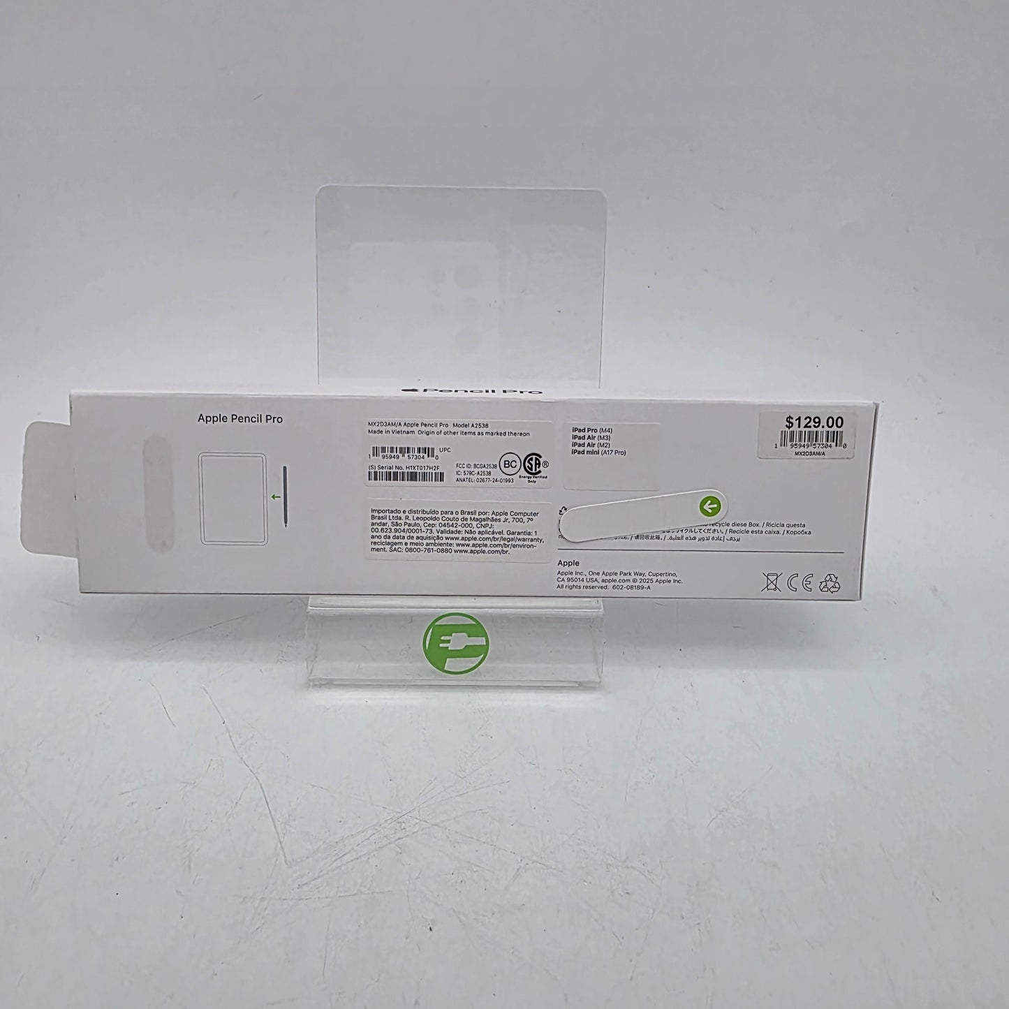 Apple Pencil Pro Smart Pencil Stylus White MX2D3AM/A