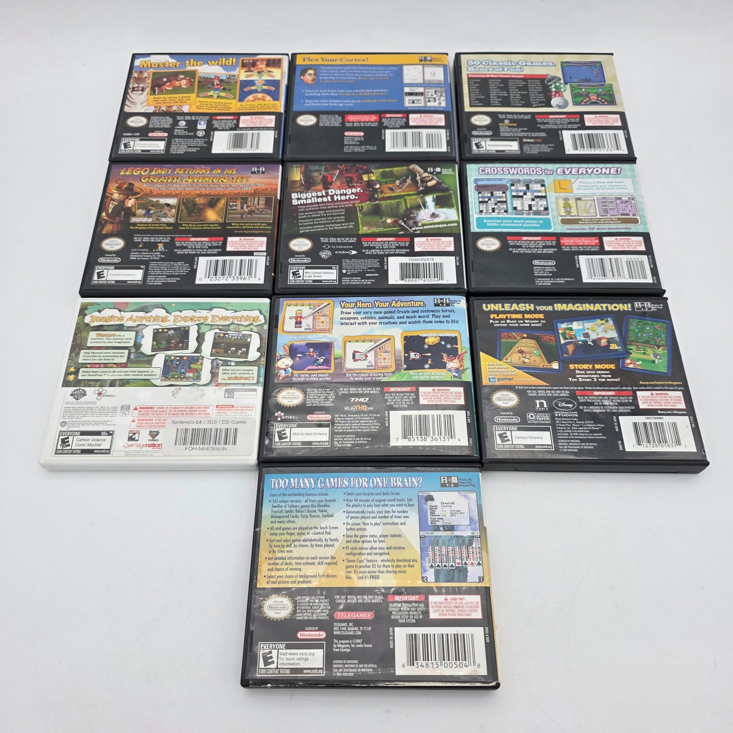 Lot of 10 Nintendo DS Games