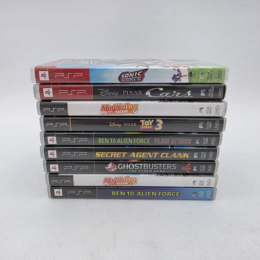 Lot of 9 Sony PlayStation Portable PSP Games