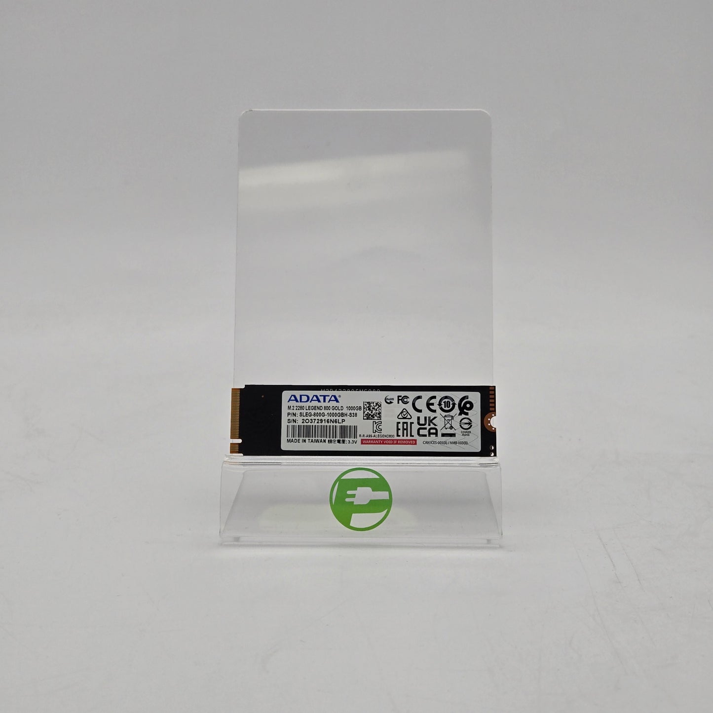 ADATA 2280mm Legend 800 Gold 1TB PCIe Gen4 NVMe M.2 SSD SLEG-800G-1000GBH-S38