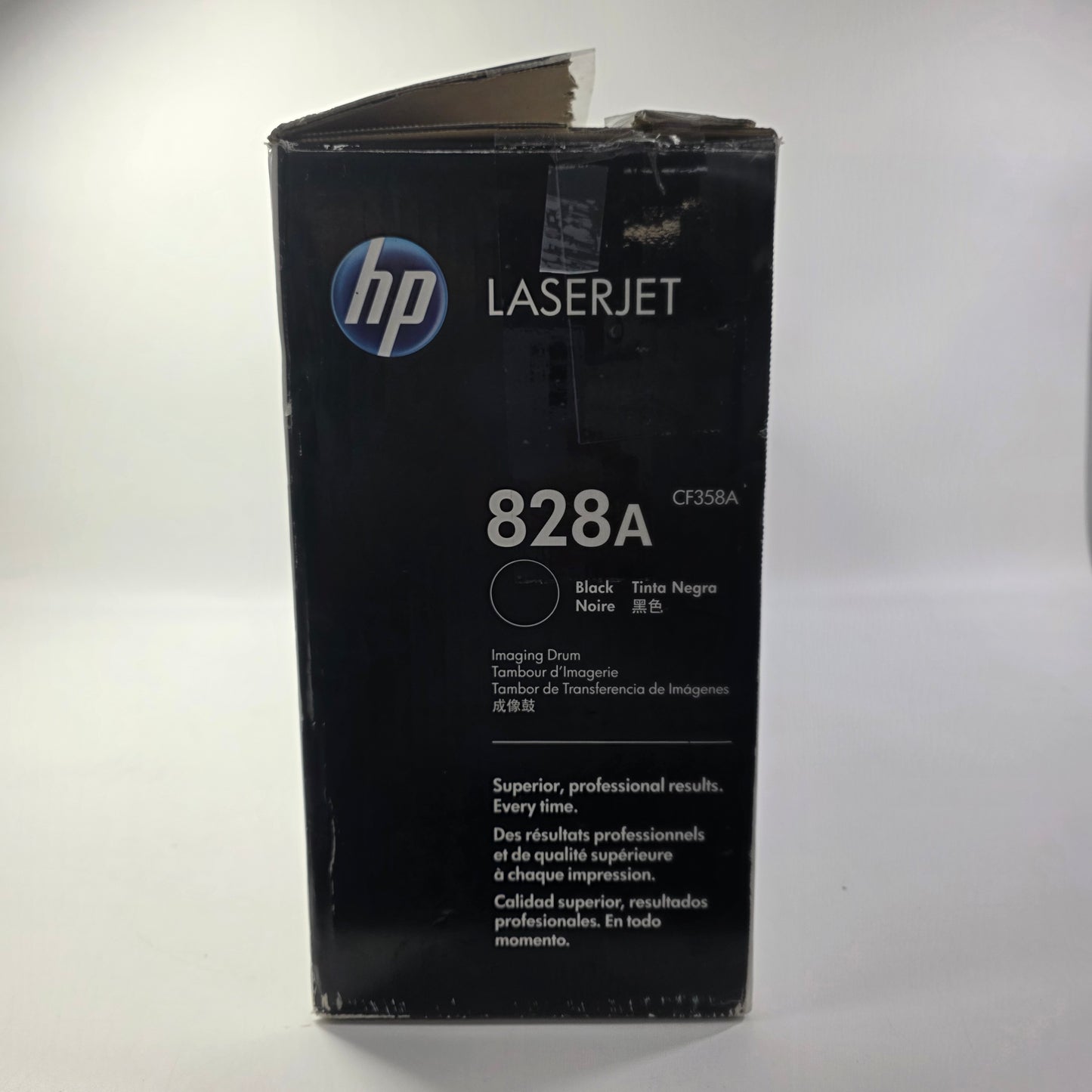 HP 828A Black Toner Cartridge open box C5358A