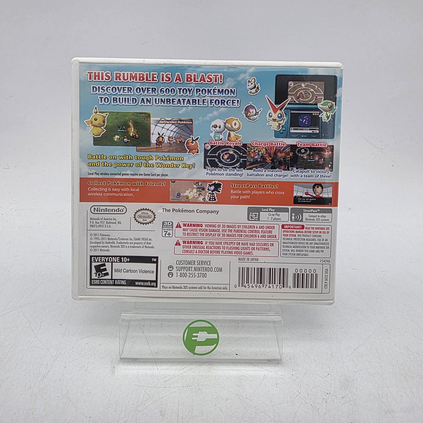 Pokemon Rumble Blast (Nintendo 3DS, 2011)