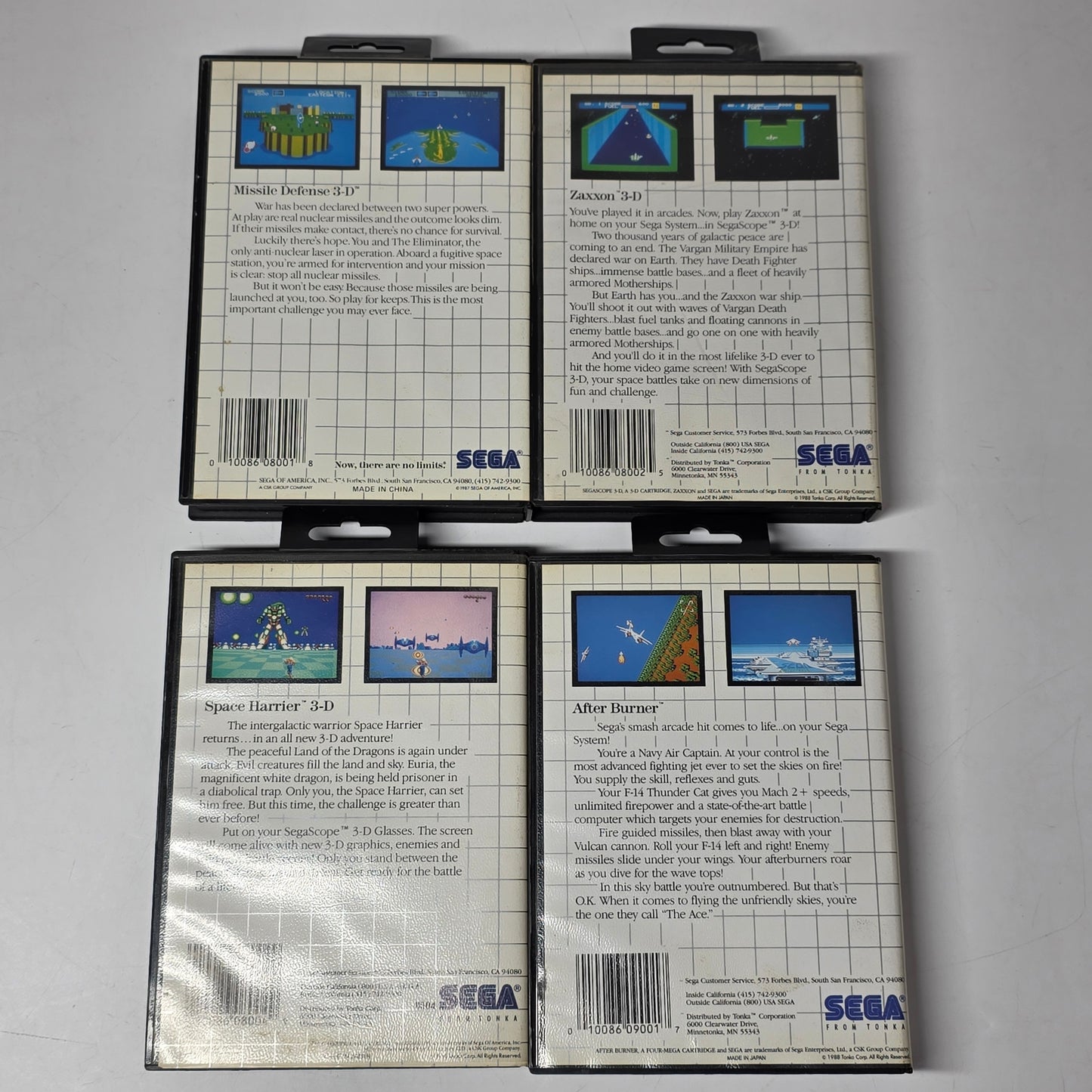 Lot of 4 Sega Master System Games See Description for Titles