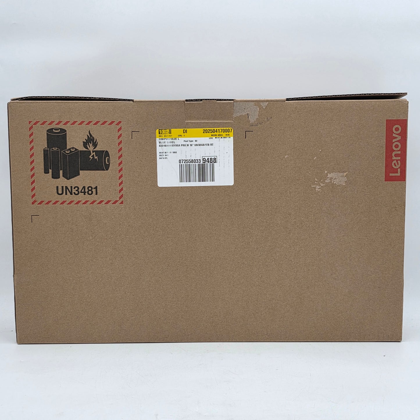 Lenovo Yoga Pro 9i 16" Core Ultra 9 185H 2.3GHz 32GB RAM 1TB SSD RTX 4050