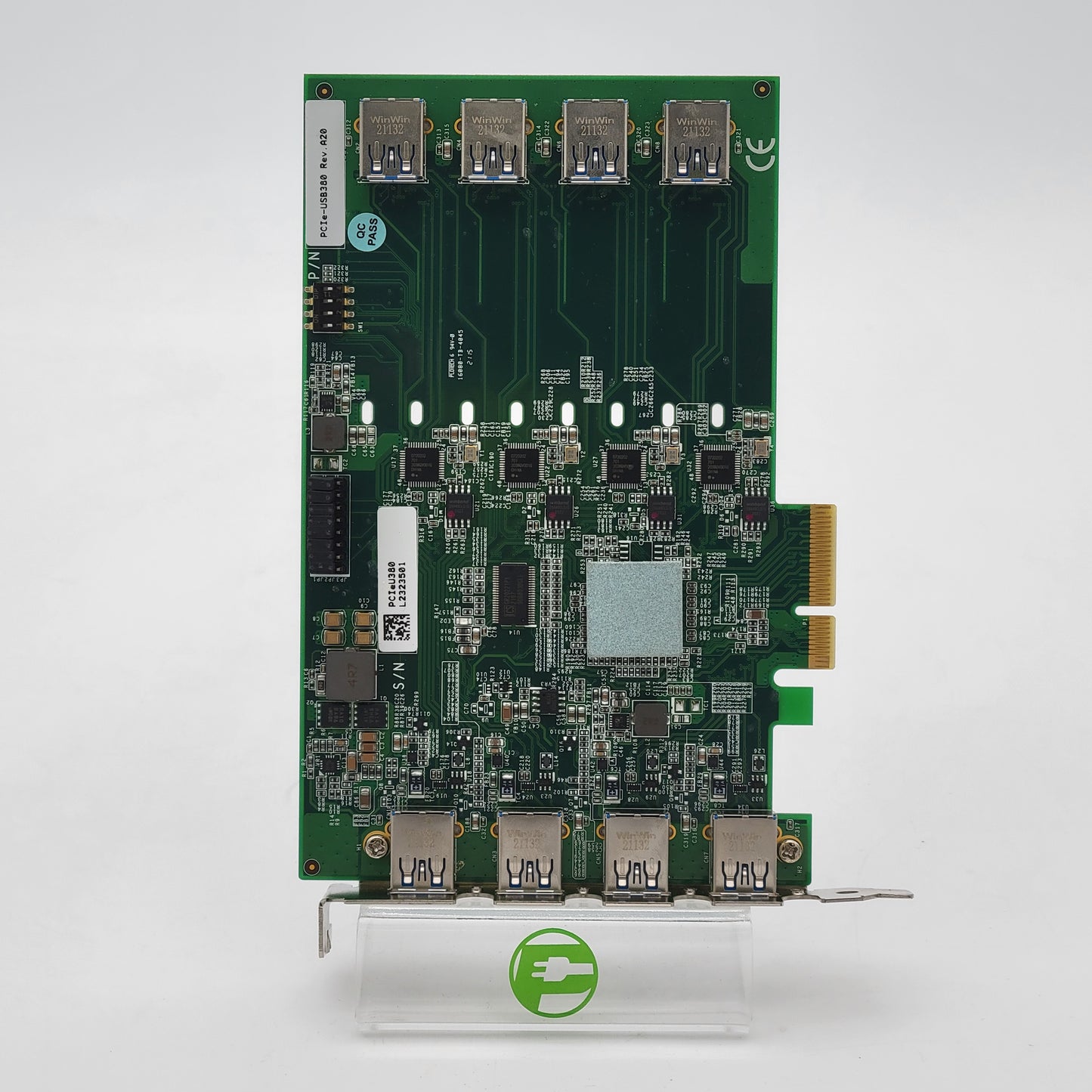 Neousys PCIe-USB380 host adapter frame grabber card 8-port/4-port USB 3.1 Gen1